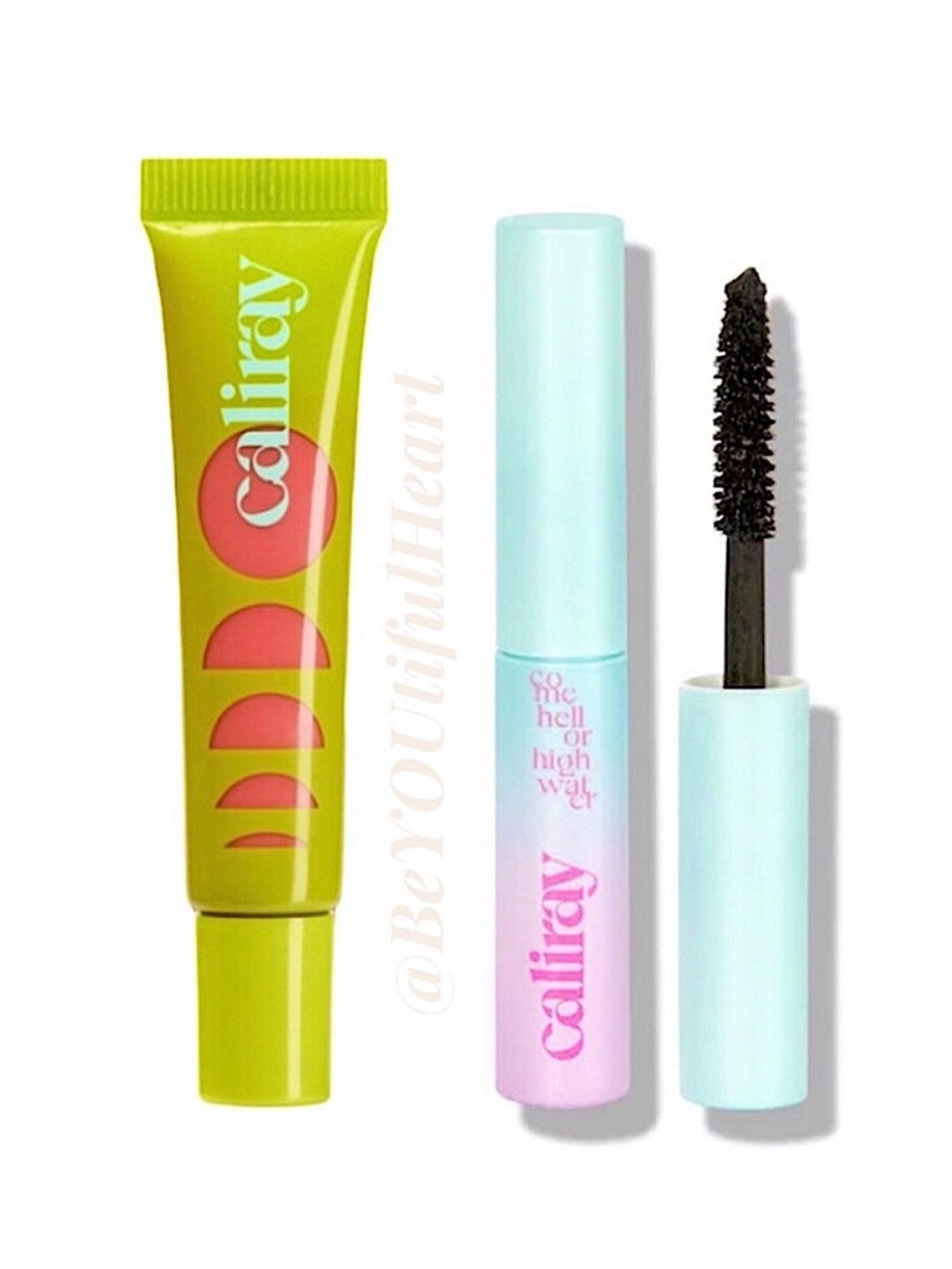 caliray Lashes and Lips Duo - Volumizing Tubing Mascara & Plumping Lip Gloss